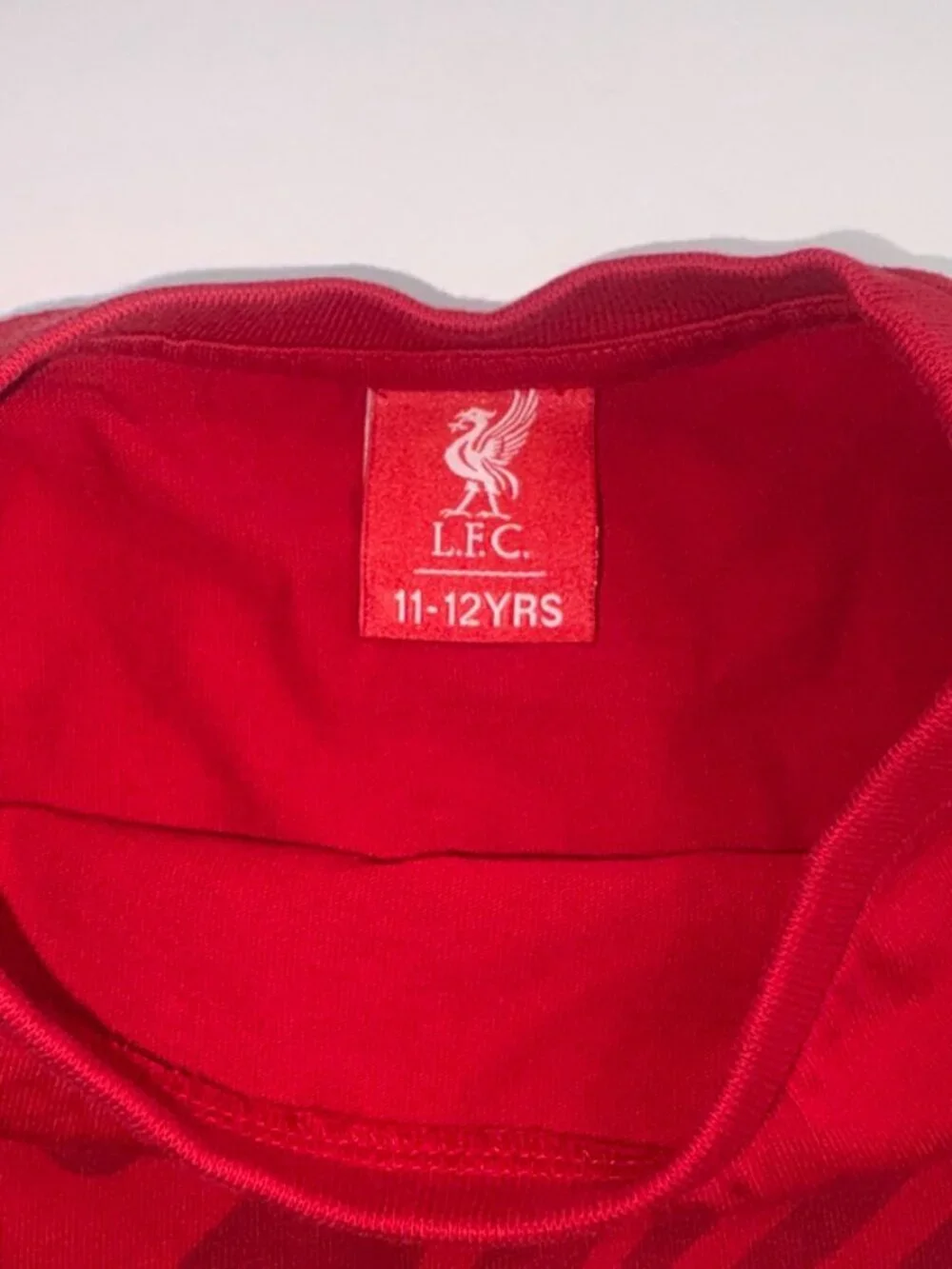 Kids' LFC Liverpool Futbol Soccer Short Sleeve Tee-Shirt size M (11-12Y) Red
